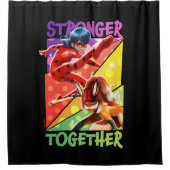 Ladybug & Rena Rouge | Gemeinsam Duschvorhang (Vorderseite)