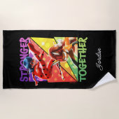 Ladybug & Rena Rouge | Gemeinsam Strandtuch (Vorderseite)