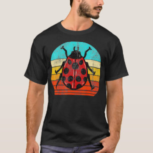 Ladybug Retro Coccinellidae Lover Entomologin Stu T-Shirt
