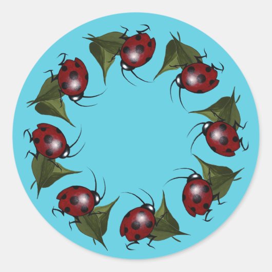 Ladybug Ring Stickers (Vorderseite)