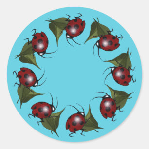 Ladybug Ring Stickers