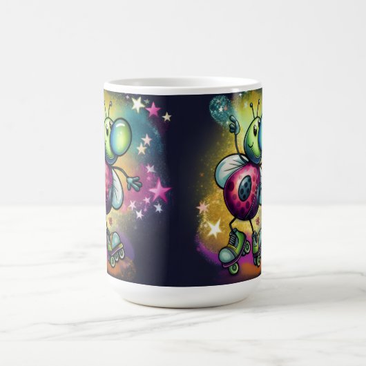 Ladybug Roller Disco Mug Kaffeetasse (Mittel)