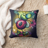 Ladybug Roller Disco Throw Pillow Kissen (Decke)