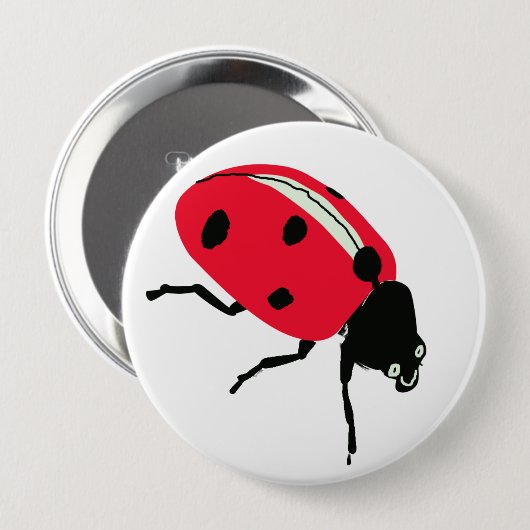 Ladybug, rot button (Vorne & Hinten)