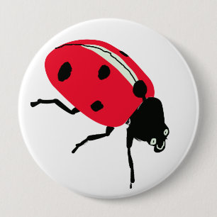 Ladybug, rot button