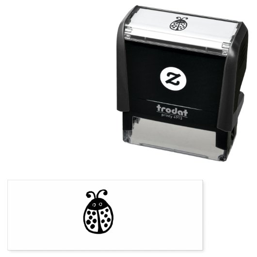 Ladybug Rubber Briefmarke Permastempel (Beispiel)
