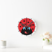 Ladybug Runde Wanduhr (Zuhause)