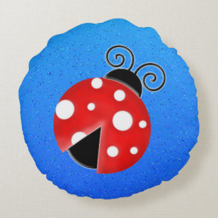 Ladybug Rundes Kissen
