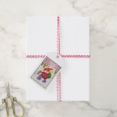 Ladybug Santa Geschenkmarke Geschenkanhänger (Mit Garn)