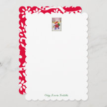 Ladybug Santa Personalisiert Notes