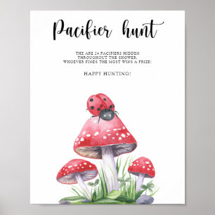 Ladybug - Schnuller-Jagd auf Babydusche Poster