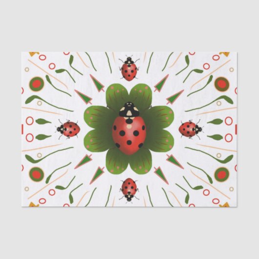 Ladybug Seidenpapier (Vorderseite)