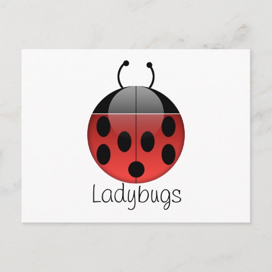 Ladybug Serie 2 Postkarte (Vorderseite)