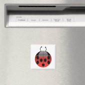 Ladybug Series 1 Square Magnet (In Situ (Geschirrspüler))
