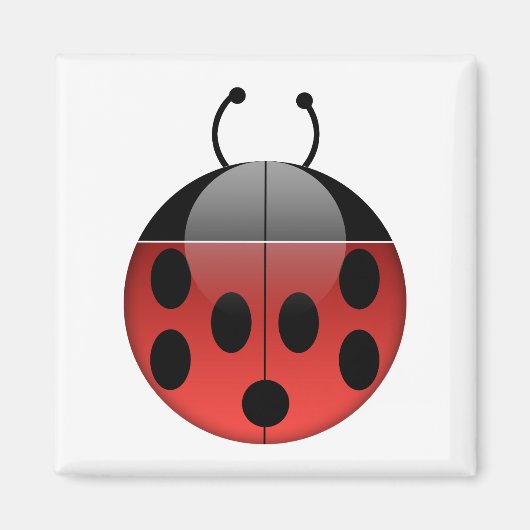 Ladybug Series 1 Square Magnet (Vorne)
