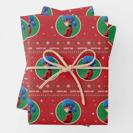 Ladybug setzt sich ein! Holiday Graphic Geschenkpapier Set (Beispiel)