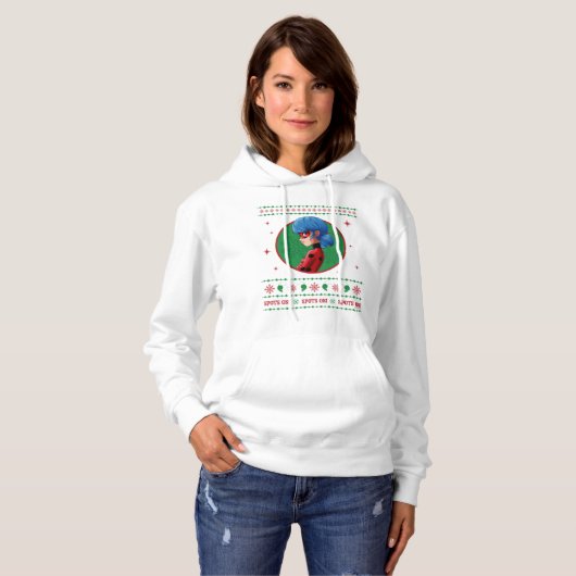 Ladybug setzt sich ein! Holiday Graphic Hoodie (Vorne ganz)