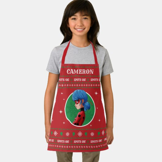 Ladybug setzt sich ein! Holiday Graphic Schürze (Insitu)