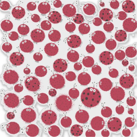 Ladybug Shindig Aufkleber (Vorderseite)