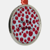 Ladybug Shindig Ornament Aus Metall (Rechts)
