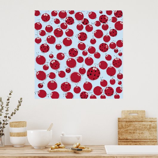 Ladybug Shindig Poster (Küche)