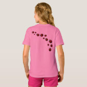 Ladybug Shirt Girls Angepasster T - Shirt Ladybug (Schwarz voll)