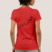 Ladybug-Shirt Lady's Ladybird Shirt T-Shirt (Rückseite)