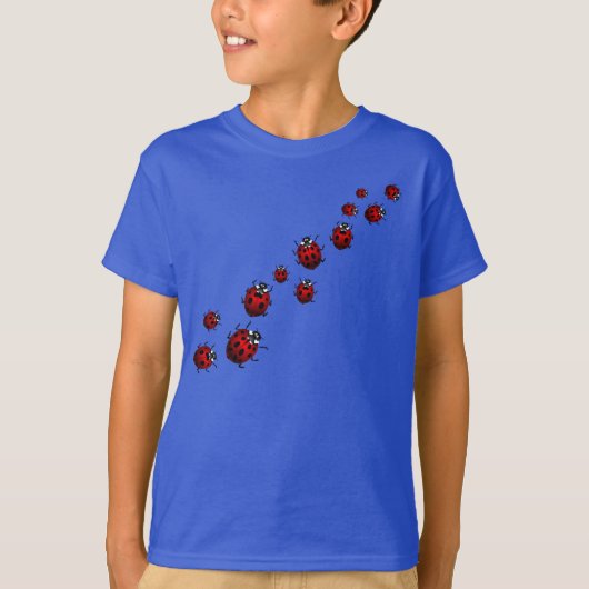 Ladybug Shirts Kids Öko-freundliches Ladybird-Shir (Vorderseite)