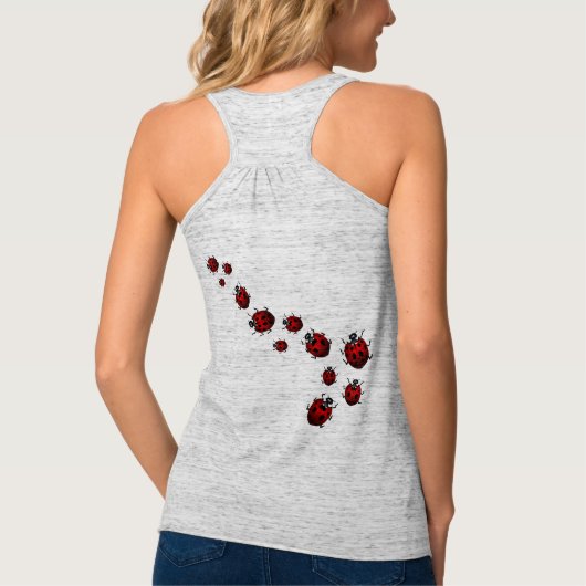 Ladybug Shirts Lady's Tank Top Ladybug Shirt (Rückseite)