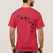 Ladybug Shirts Männerfreundliches Ladybug-Shirt (Rückseite)