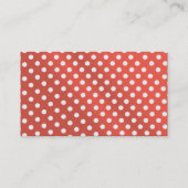 Ladybug Shoe Visitenkarte (Rückseite)