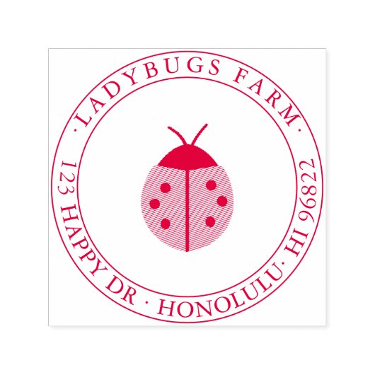 LADYBUG Siehe Farbauswahl Permastempel (Design)