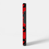 Ladybug Silhouette Red Pattern iPhone Hülle (Linke Seite)