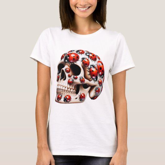 Ladybug Skull Harmony T-Shirt (Vorderseite)