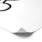 Ladybug Skull und Crossbones Poster (Ecke)