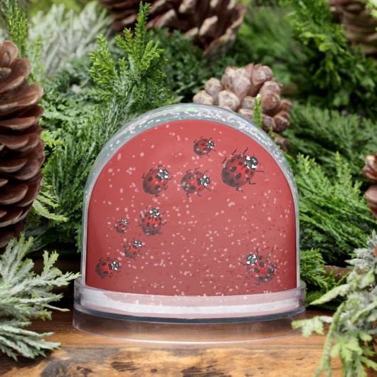 Ladybug Snow Globe Personalized Ladybug Snow Globe Schneekugeln (Winter)