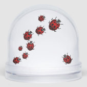 Ladybug Snow Globe Personalized Ladybug Snow Globe Schneekugeln (Vorderseite)