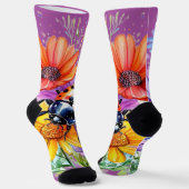 Ladybug Socken (Gewinkelt)