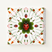 Ladybug Spiral Notebook 8,5" X 8,5" Notizblock (Rückseite)