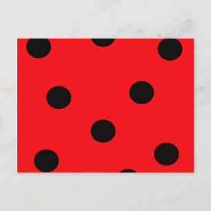 Ladybug Spots Postkarte