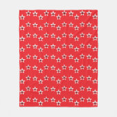 Ladybug stars fleecedecke (Vorderseite)