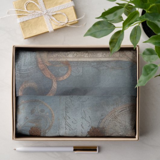 Ladybug Steampunk Gothic Viktorianisch Decoupage Seidenpapier (Geschenk)