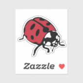 Ladybug sticker (Blatt)