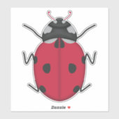 Ladybug Sticker (Blatt)