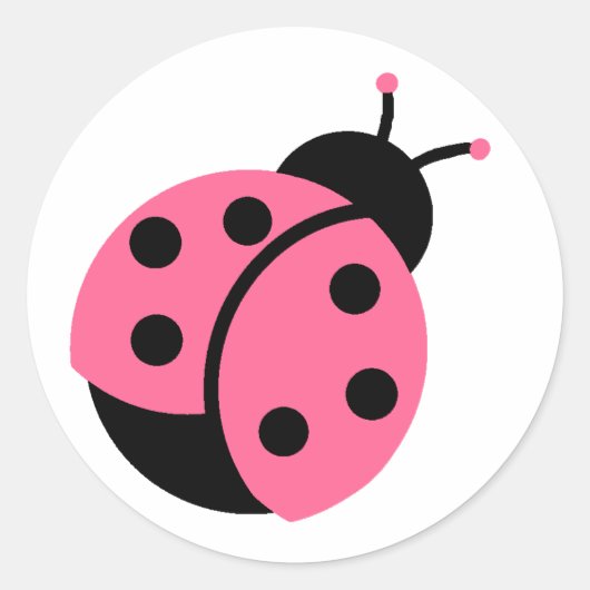 Ladybug Stickers/Umschlag Aufkleber (Vorderseite)