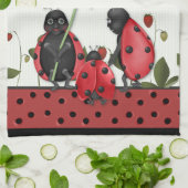 Ladybug Stroll - Anpassen Handtuch (Gefaltet)
