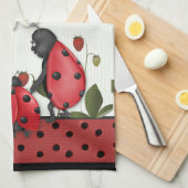 Ladybug Stroll - Anpassen Handtuch (Viertel Falte)