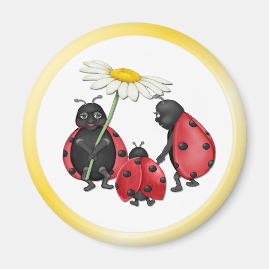 Ladybug Stroll Magnet (Vorne)