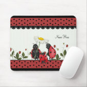 Ladybug Stroll Mousepad (Mit Mouse)