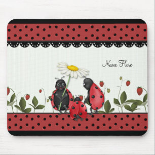 Ladybug Stroll Mousepad